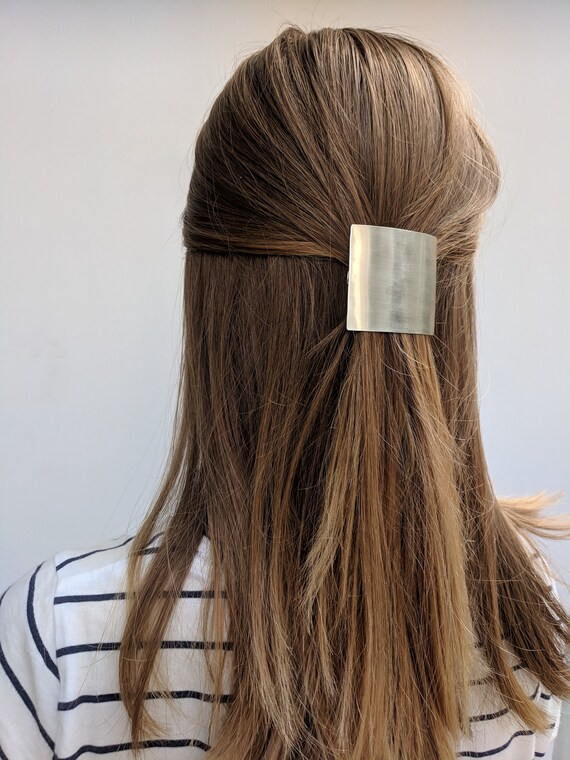 Geometric Barrette Clip, Designer Hair Accessories