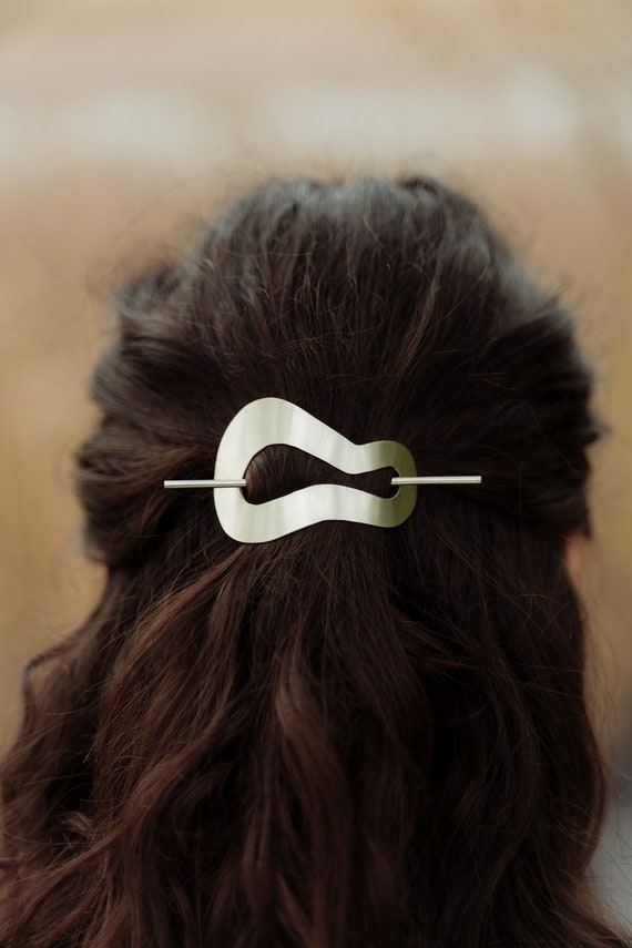 Shop Her Favorites Minimal Wire Bun Cuff with Hair Stick