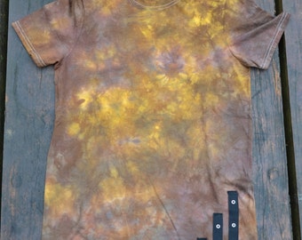 Small - OOAK - mens hand dyed, festival psy style top t shirt - 100% cotton