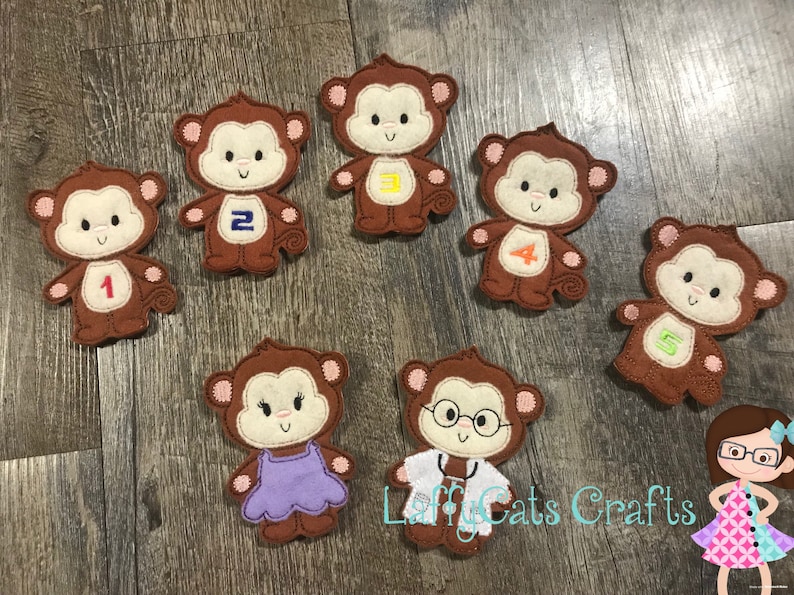 handmade finger puppets