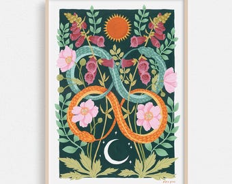 Ouroboros Art Print