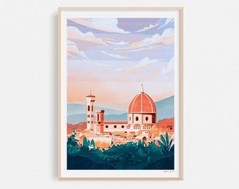 Florence Cathedral Print: Italy Travel Art