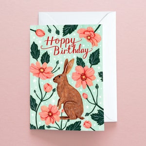 Greetings Card - Hoppy Birthday Card