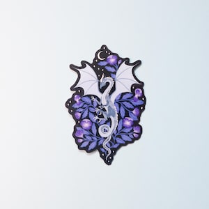 Dragon Vinyl Sticker, Illustrated Sticker / Decal