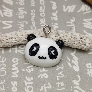 アクセサリー panda 6/20 Pieces Plastic Panda Pendant Charm , Resin Handmade