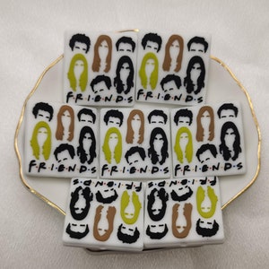 Siliconenkraal Vrienden Brandpuntskraal voor Pen Armband Ketting Sleutelhanger Sleutelhanger, Siliconen Kraal Bulk Groothandel DIY Charm Finding AS0273