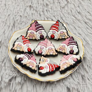 Silikonpärla Gnome Dvärg Fokalpärla DIY Charm Penna Hitta AS2319