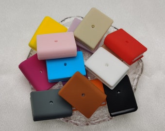 Silicone Bead Book Focal Bead for Pen Bracelet Necklace Keychain Lanyard , Silicone Bead in Bulk Wholesale DIY Charm Finding AS0086