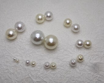 3mm 4mm 6mm 8mm 10mm 12mm 16mm 18mm 20mm 25mm Perline Di Perla - Foto 9