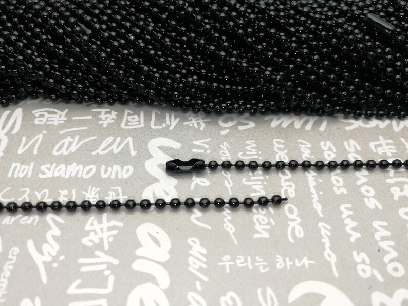 25pcs 2.4mm diameter 24 inches length metal ball bead chain necklace with connector clasp jewelry making DIY finding AN42 5 colors option