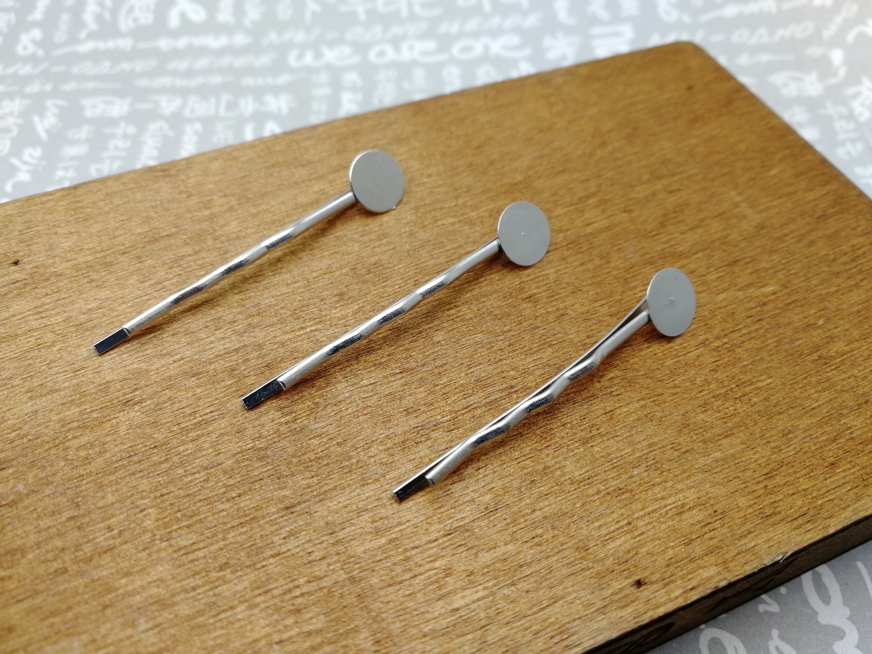 4 colors option 200pcs 45mm length metal bobby pin with 8mm Etsy