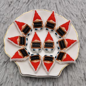 Silikonpärla Teach Teacher Gnome Dvärg Focal Pärla DIY Charm Penna Hitta AS1060