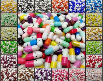 24 colors wish message pill capsule charm with blank paper note inside , 30/100/500 pieces happy secret love pill bead DIY finding , AP0052