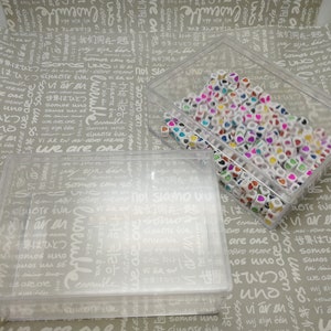2 pieces 130x90x50mm rectangle shape clear PS plastic box , jewelry bead tool wedding party gift display storage acrylic resin box , AB0057