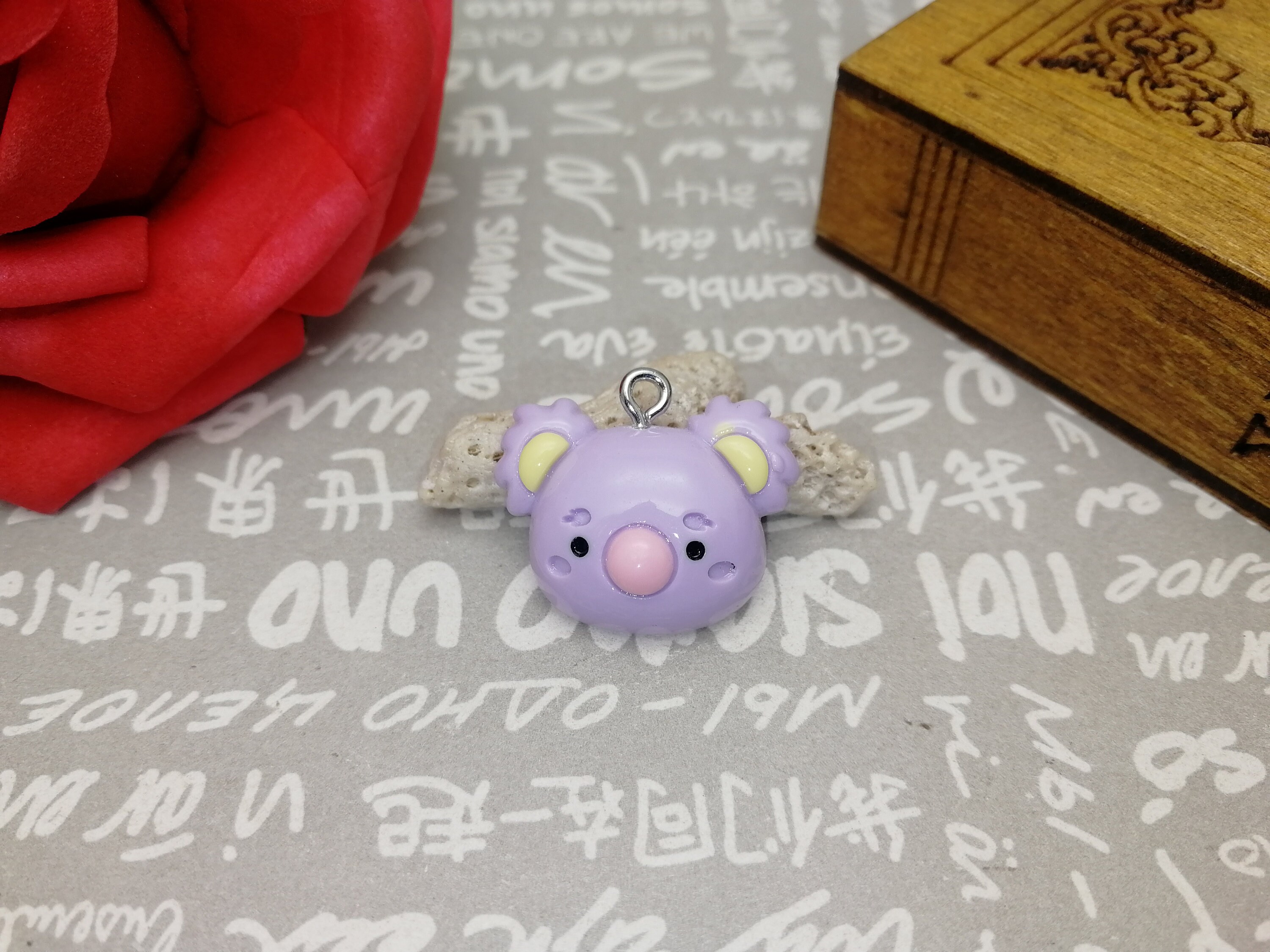 6 / 20 Pieces Plastic Koala Bear Pendant Charm Kawaii Cute - Etsy Finland