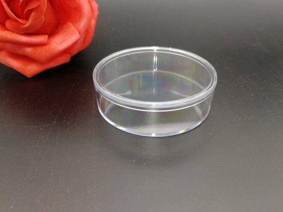 Clear Round PVC Box - Two-Piece