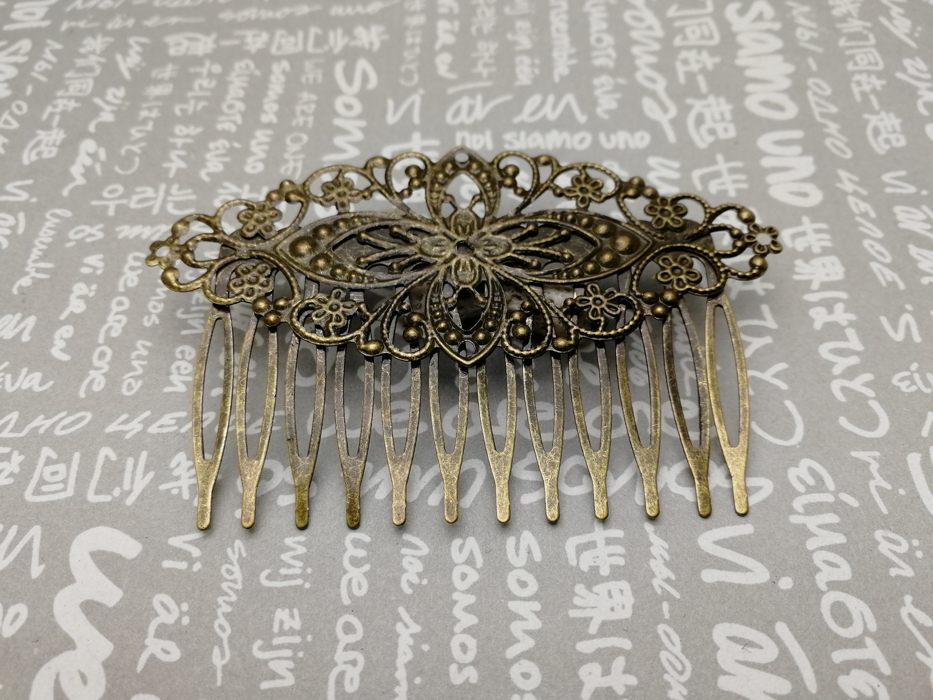 Antique hair comb - Etsy 日本