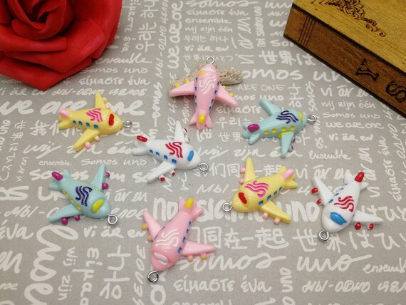 6/20 Pieces Plastic Aircraft Air Plane Pendant Charm , Resin Handmade Craft Jewelry DIY Finding Necklace Earring Decoration Accessory AP0248 - Etsy 6/20 Pieces Plastic Aircraft Air Plane Pendant Charm , Resin Handmade Craft Jewelry DIY Finding Necklace Earring Decoration Accessory AP0248 - Etsy