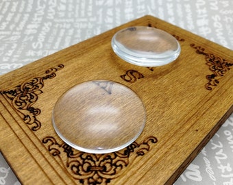 Cabochon In Vetro Trasparente Ovale Per Gioielli Fai Da Te – Sacchetto Misto 10-45 Mm