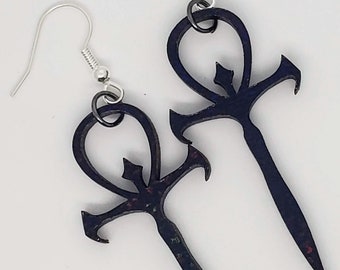 Vampire the Masquerade Ankh Earrings