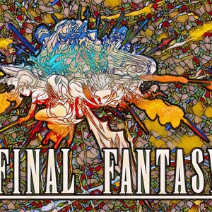 Suncatcher Glass - Final Fantasy 14 Inspired - Decorative Window Hanging, Colorful Video Game Art, Gaming Gift, Home Decor Accessory