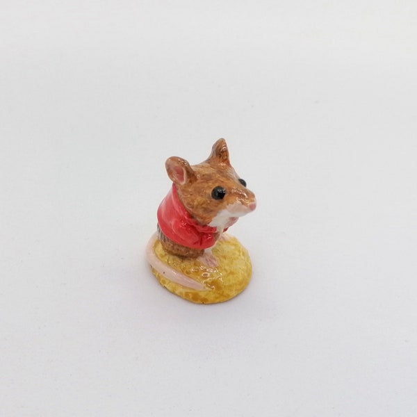 Original Little Mouse Figurine (Mousekin): Hand-Painted Collectable Mouse