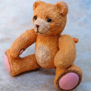 LC - Light Brown Petit Beau Bear - Collectable - Movable arms and legs