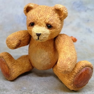 LC - Light Brown Petit Beau Bear - Collectable - Movable arms and legs