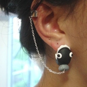 Original Super Mario Chain Chomper Ear Cuff image 4