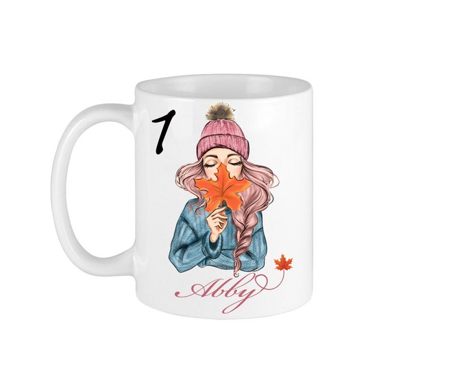 Fall Girl Coffee  Mug 11oz