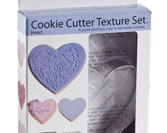 Heart Cookie Cutter Texture Set