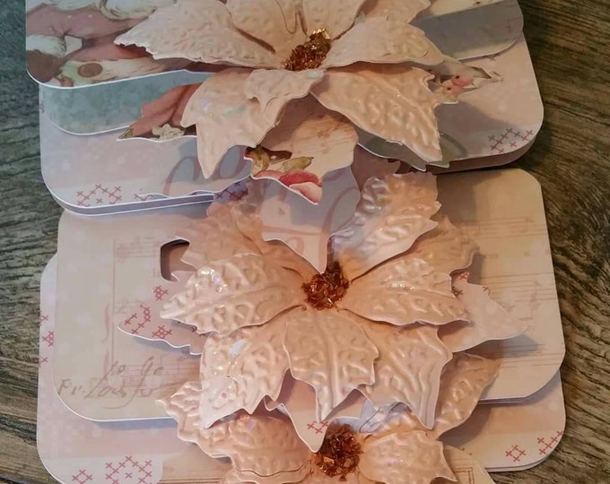 Poinsettia Bag Toppers SGV/FCM File Download