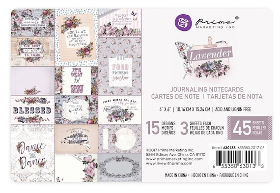 Havana Collection Prima 4 x 6 Journaling Cards