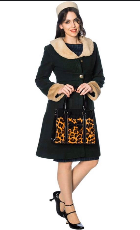 Vintage style green coat