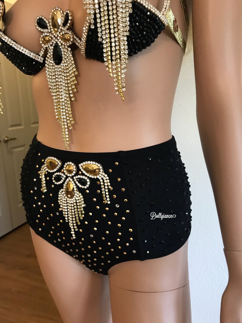 Dark Goddess Samba Outfit Fitness Bikini Burning Man Outfit Samba Bra WBFF Theme Wear Trinidad Carnival Outfit