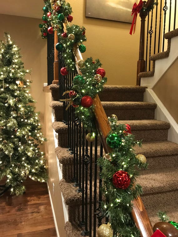 Christmas Staircase Garland 