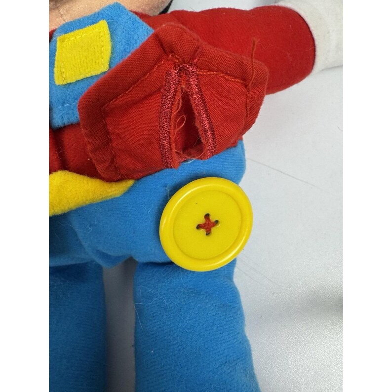 Vtg 90s Disney Mickey Mouse Learn to Dress Me Plush Doll Mattel Arco Toys image 7