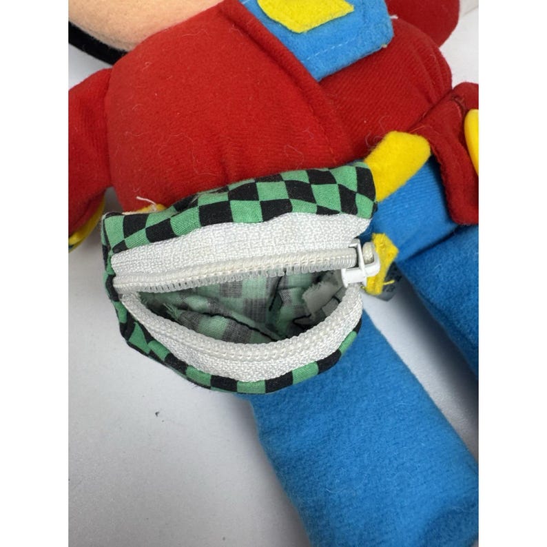 Vtg 90s Disney Mickey Mouse Learn to Dress Me Plush Doll Mattel Arco Toys image 14