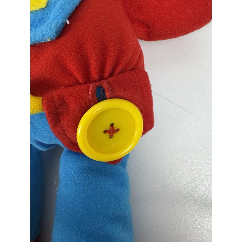 Vtg 90s Disney Mickey Mouse Learn to Dress Me Plush Doll Mattel Arco Toys image 6