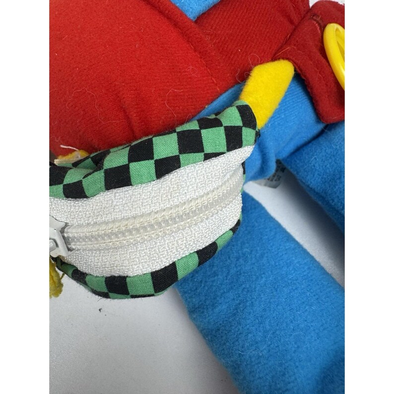 Vtg 90s Disney Mickey Mouse Learn to Dress Me Plush Doll Mattel Arco Toys image 15