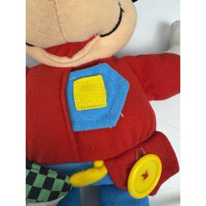 Vtg 90s Disney Mickey Mouse Learn to Dress Me Plush Doll Mattel Arco Toys image 9