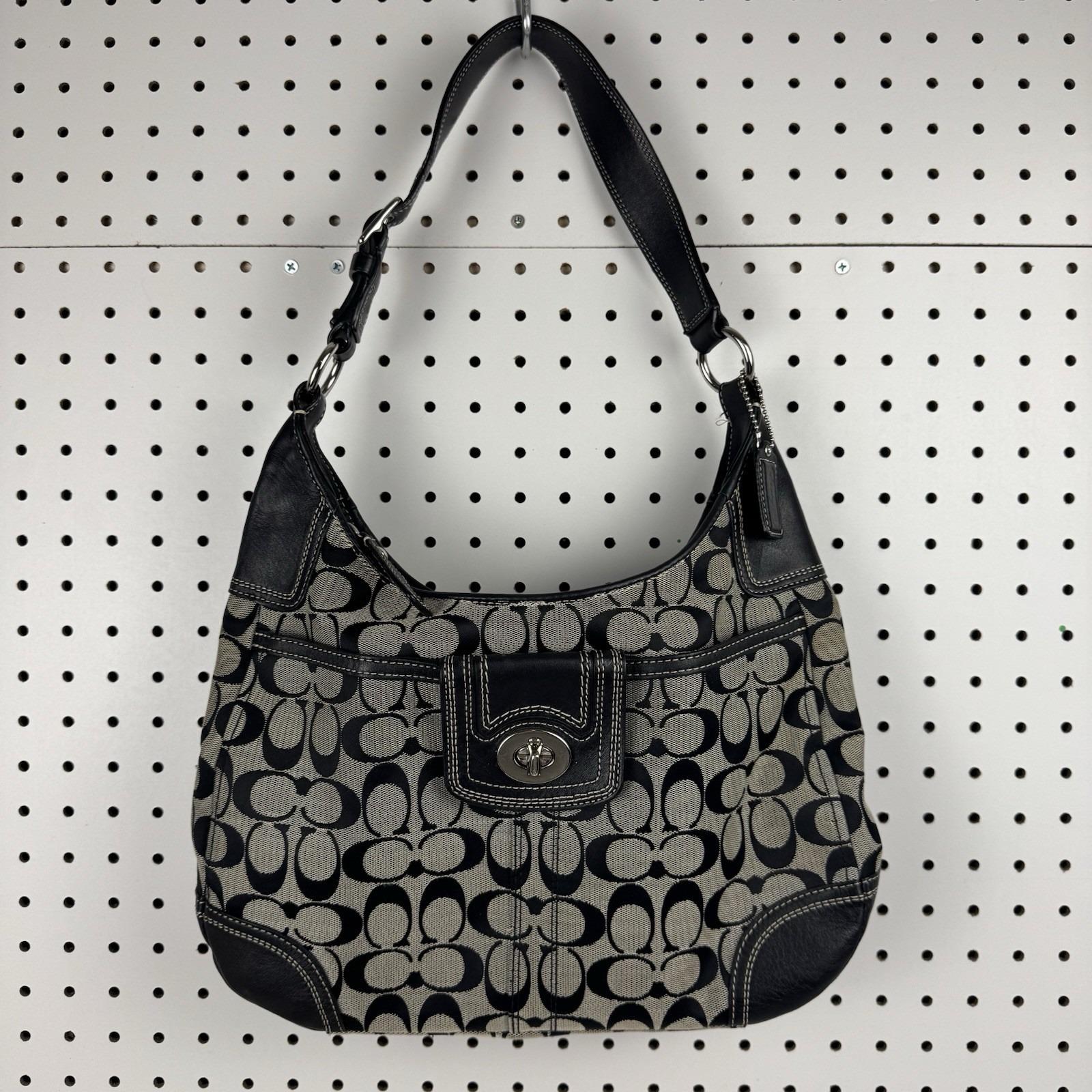 【美品】COACH ミニシグネチャー ホーボー ハンドバッグ Y2K 中古・古着通販】COACH (コーチ) ミニシグネチャー ハンドバッグ