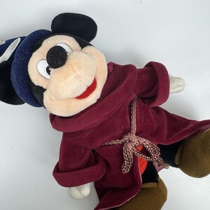 Vtg 90s Disney Fantasia Sorcerer Mickey Mouse Plush Wizard Hat Doll 14" image 5