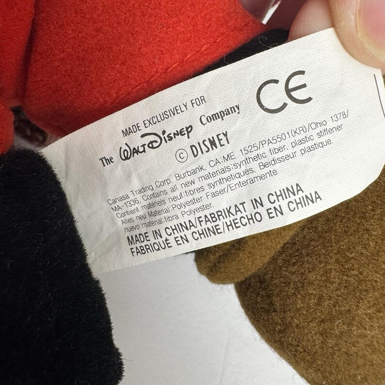 Vtg 90s Disney Fantasia Sorcerer Mickey Mouse Plush Wizard Hat Doll 14" image 7