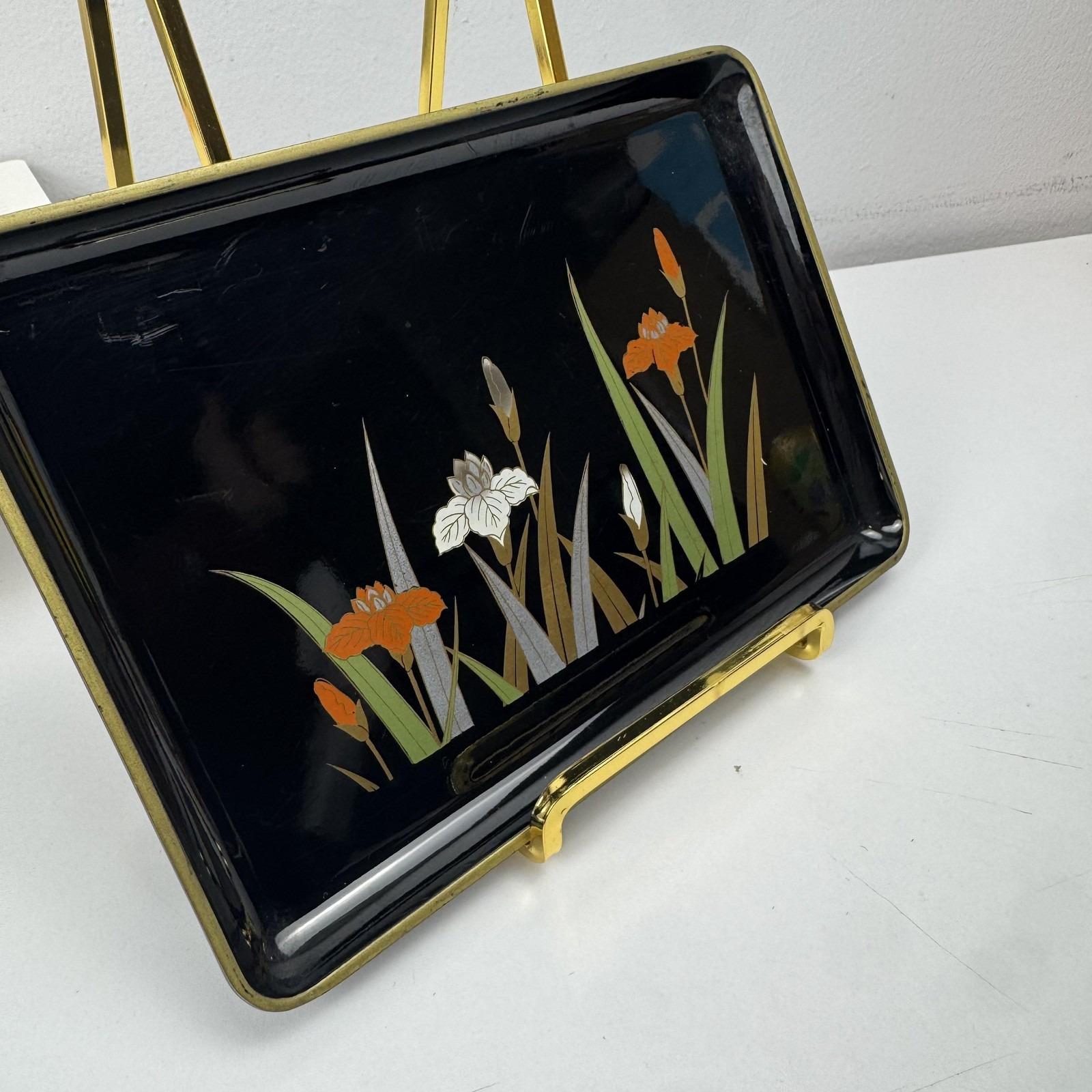 Japanese Black Lacquer Tray - Etsy