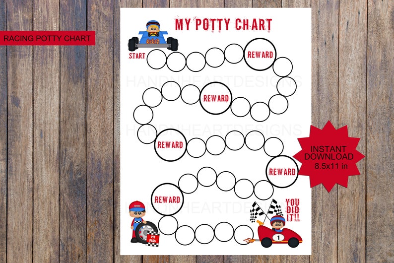 Potty Training Chart Printable Potty Chartpotty Routine Etsy