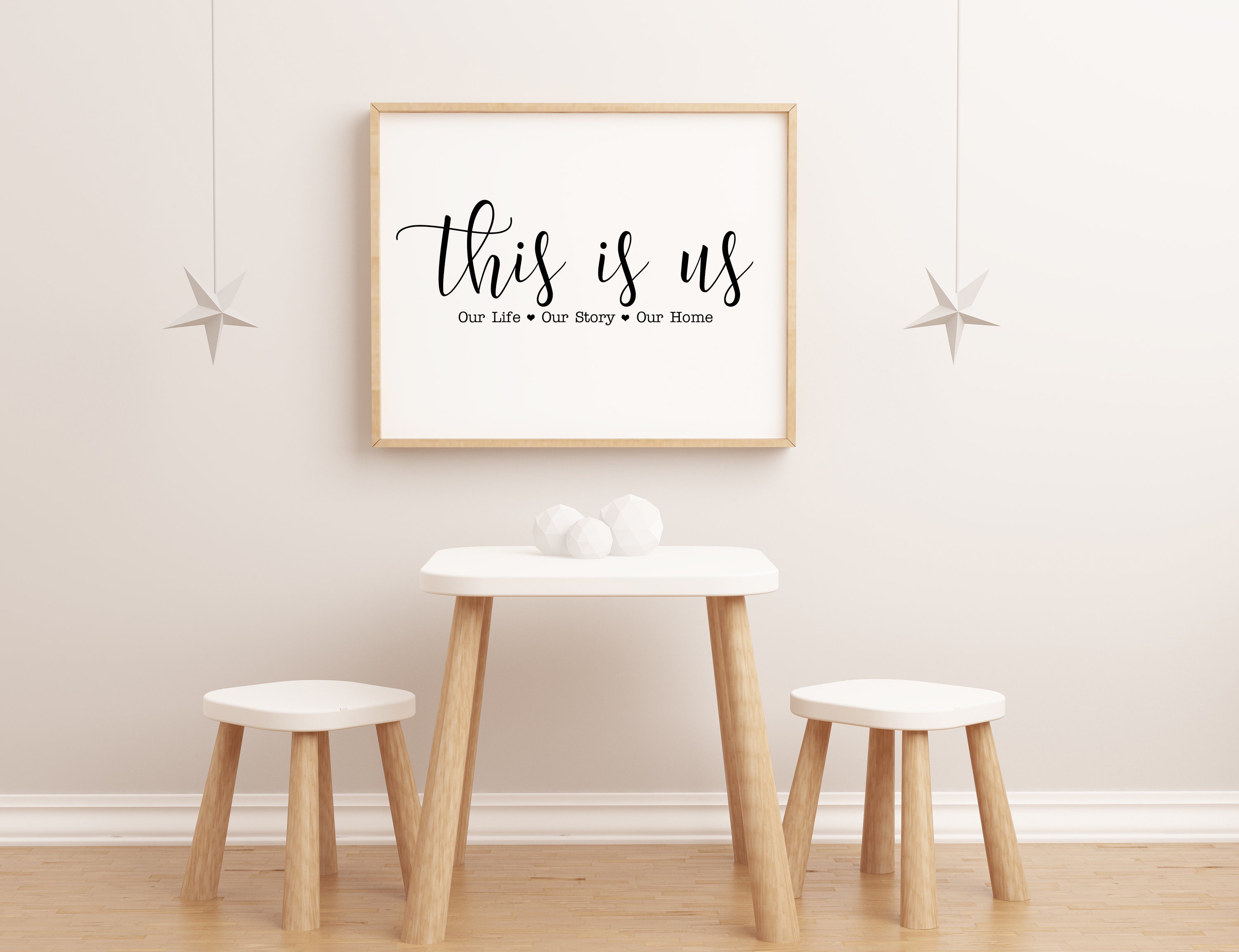 Farmhouse Decor This is Us Our Life Our Story Our Home Print,gallery ...