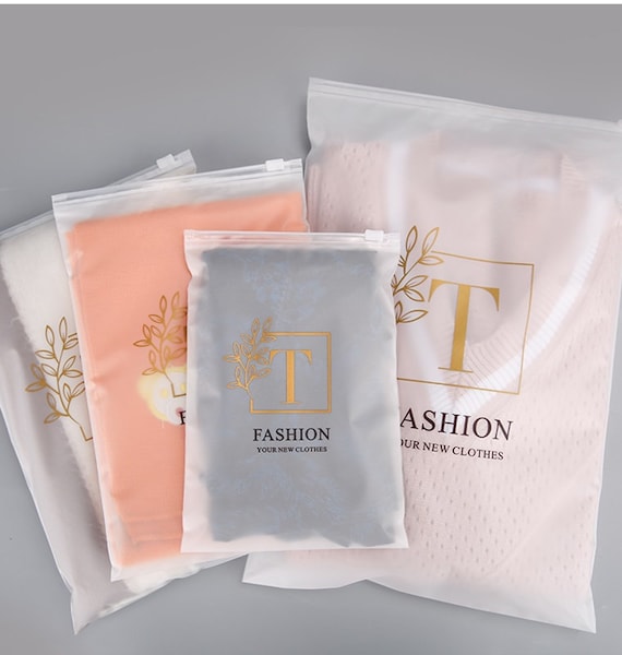 Custom Logo Print Biodegradable Small Garment Slider Plastic Zip Lock Bag  for Sock/Hoodie/Cosmetics Packaging - China Biodegradable Bag and Clothing  Bags price