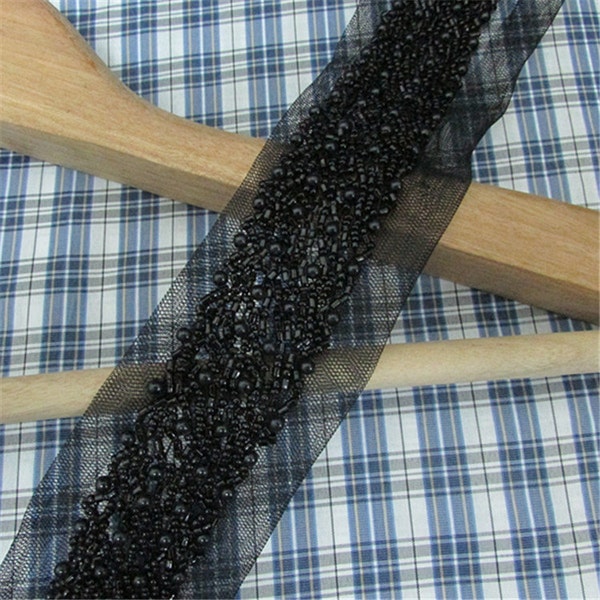 Black Lace Belt Etsy