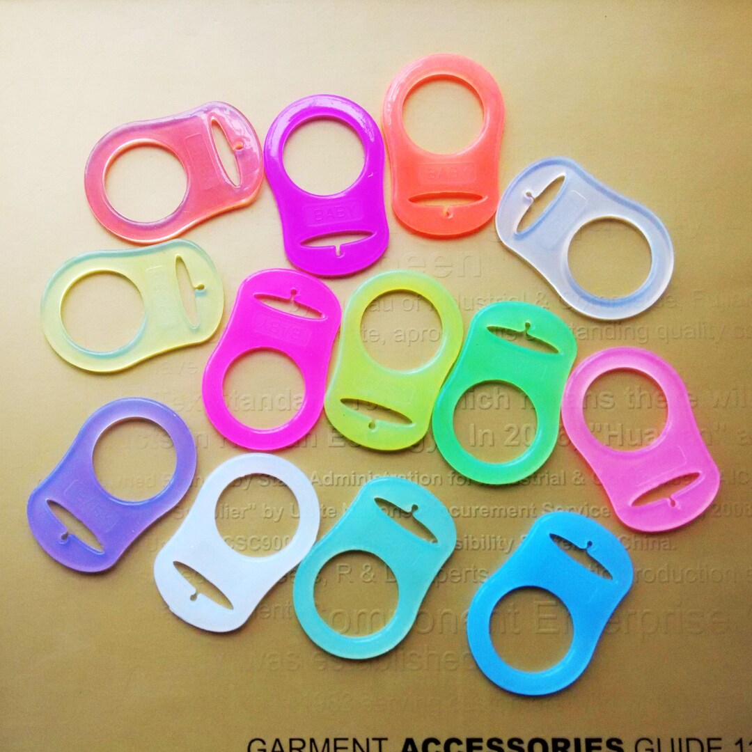 26pcs MAM Rings Colorful Food Grade BPA Free Silicone Dummy/pacifier
